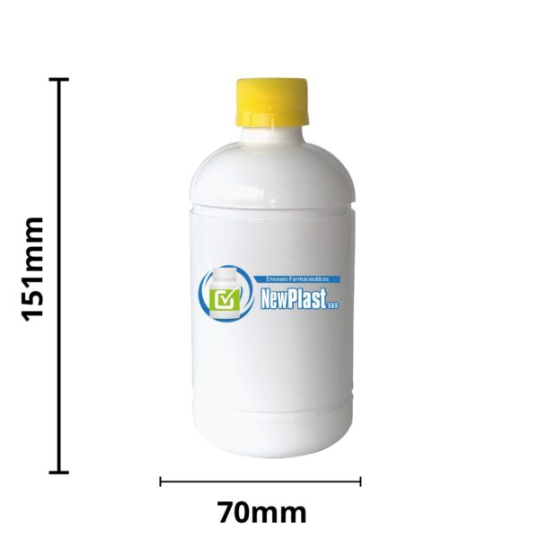 ENVASE CILÍNDRICO X 400cc PVC