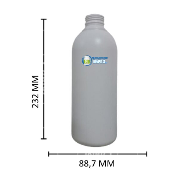 FRASCO BALA REDONDO X 1000 PEAD