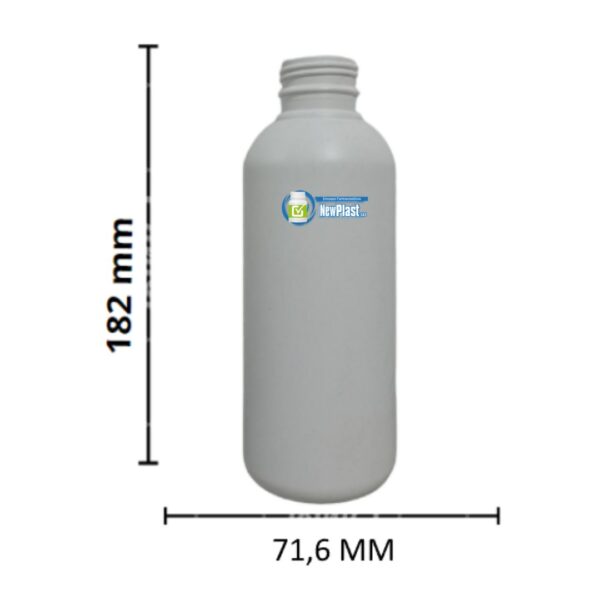 FRASCO BALA REDONDO X 500 PEAD