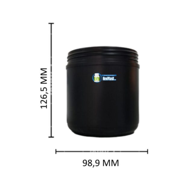 Frasco Proteína 600 PEAD