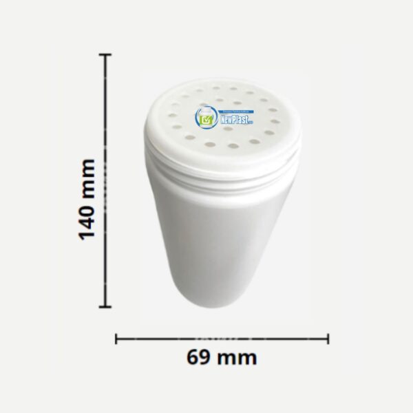 ENVASE X 250 CC PEAD TALQUERO + TAPON VERTEDOR 58 MM PEAD